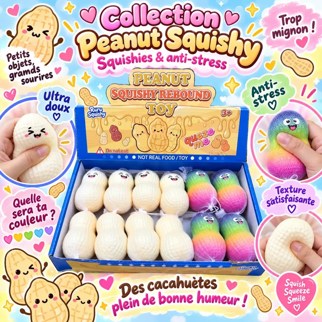 Peanut Squishy – Cacahuète