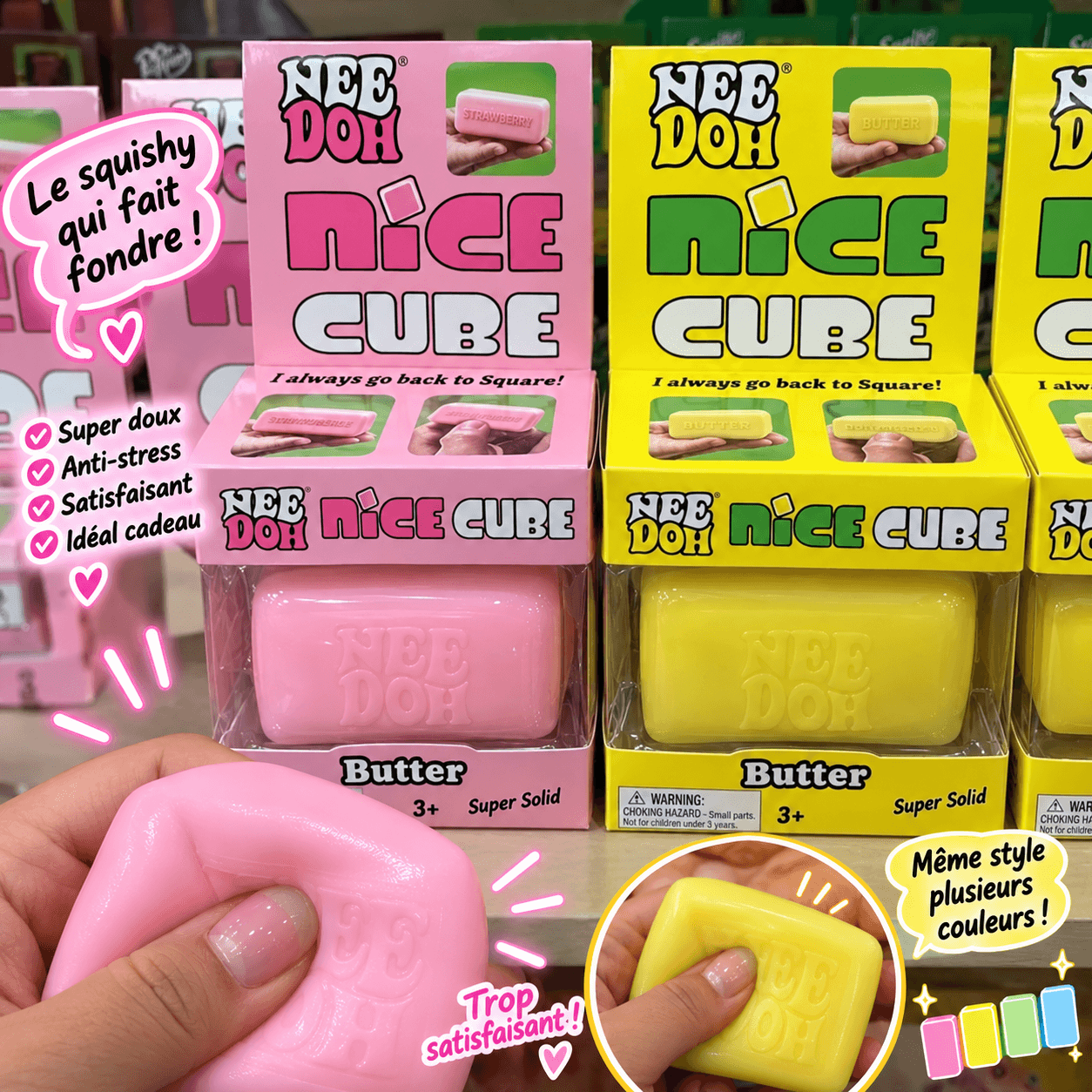 Petit Bâtonnet Butter Squishy – Nice Cube